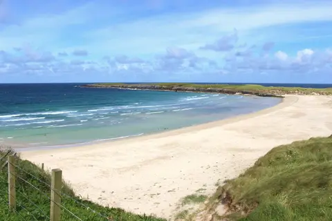 Photo of Sands of Breckon, a beach near Cullivoe, the Shetland Islands, the Scottish Highlands and Islands.