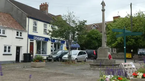 Photo of Stogursey, a village in Somerset, south west England.
