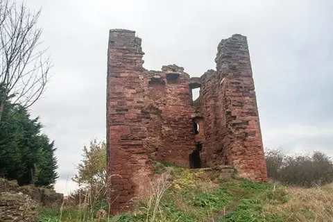 Photo of Macduff's Castle, East Wemyss, a ruined castle near Dysart, Fife, central Scotland.