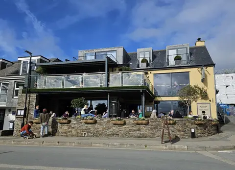 Photo of The Mariners, a gastropub near Rock, Cornwall, south west England.