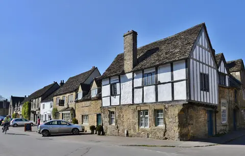 Photo of Lacock, a village in Wiltshire, south west England.