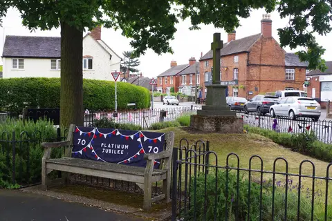 Photo of Alrewas, a village in Staffordshire, central England.