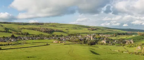 Photo of Abbotsbury, a village in Dorset, south west England.