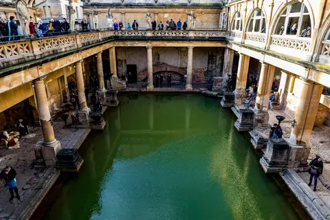 Photo of Roman Baths, a Roman baths in Somerset, south west England.