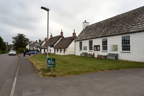 Photo of Etal, a village in Northumberland, north east England.