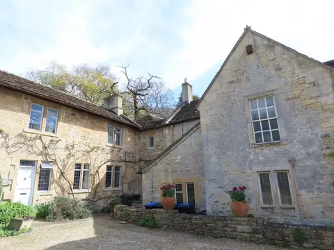 Photo of Iford Manor Kitchen, a restaurant in the Cotswolds, Wiltshire, south west England.