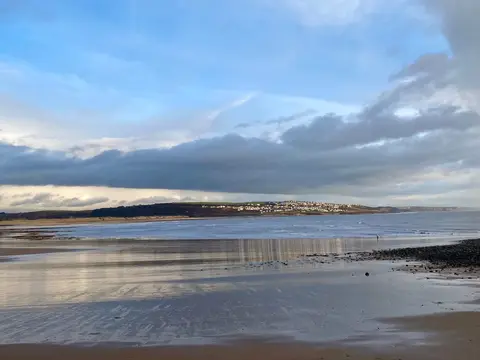 Photo of Ogmore-by-Sea, a village in the Vale of Glamorgan, south east Wales.