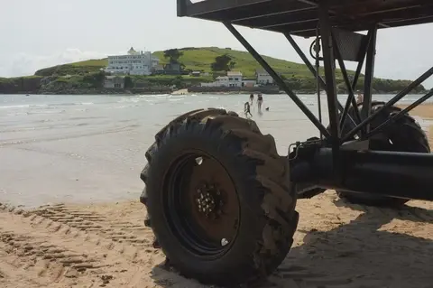 Photo of Bigbury-on-Sea South, a swimming spot in Devon, south west England.