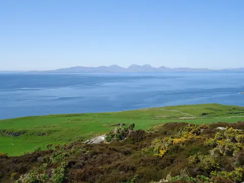 Photo of the Isle of Gigha, an island in Argyll and Bute, the Scottish Highlands and Islands.