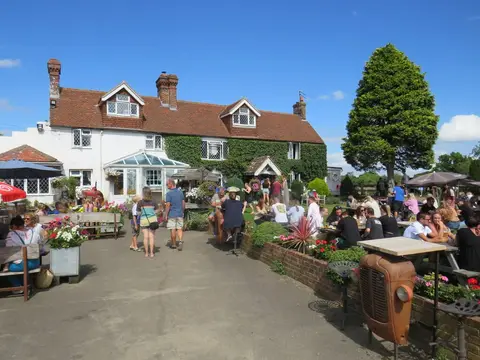 Photo of The Anchor Inn, a pub near Barcombe, East Sussex, south east England.