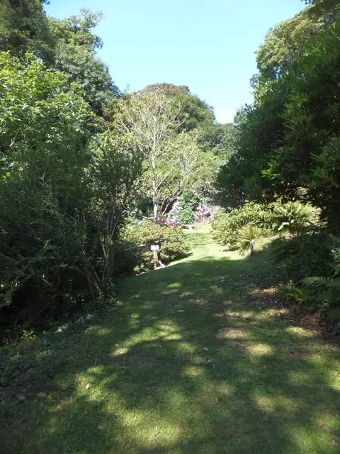 Photo of Hartland Abbey, a garden in Devon, south west England.