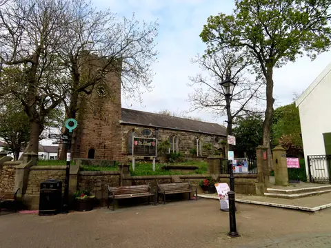 Photo of St Chad's Church, Poulton-le-Fylde, a church in Lancashire, north west England.
