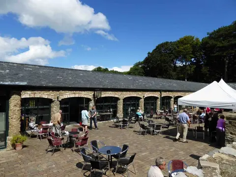Photo of Bodnant Welsh Food Centre, a farm & farm shop near Tal-y-Cafn, Conwy, north Wales.