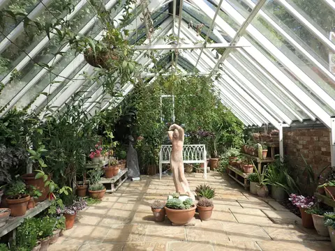 Photo of Pashley Manor Gardens, a garden near Ticehurst in the High Weald, East Sussex, south east England.