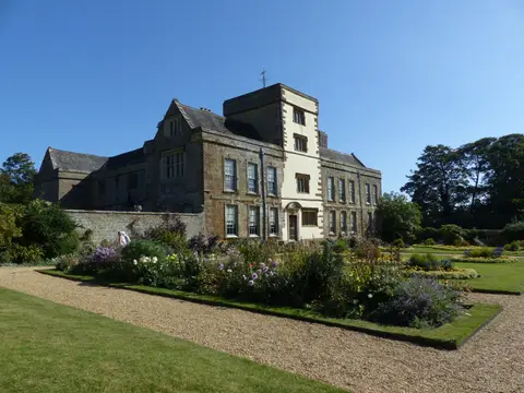 Photo of Canons Ashby, a Grade II* registered house & garden near Sulgrave, Northamptonshire, central England.
