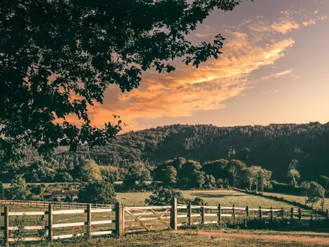 Photo of the Tamar Valley, a National Landscape in south west England.