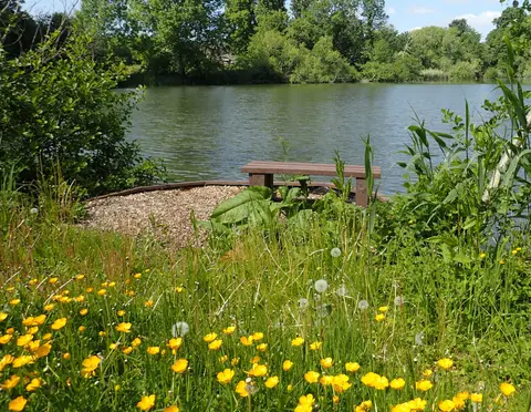 Photo of Godstone, a village in Surrey, south east England.