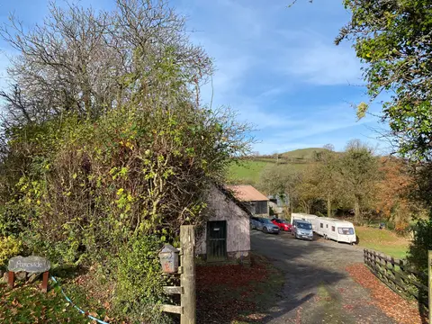 Photo of Aberdeunant, a house & garden near Bethlehem, Carmarthenshire, south west Wales.
