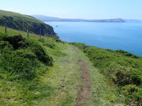 Photo along the Pembrokeshire Coast Path, a 186-mile National Trail running from St Dogmaels to Amroth, south west Wales.
