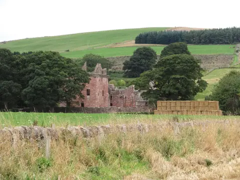 Photo of Edzell Castle, a ruined castle in the Angus, north east Scotland.