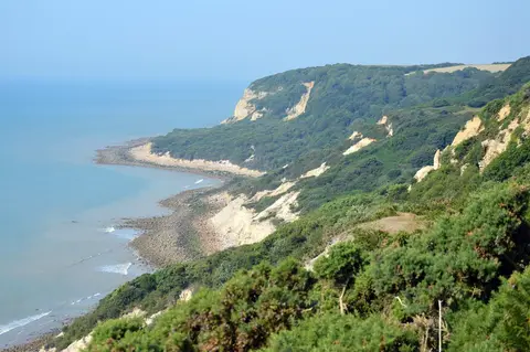 Photo of Hastings Country Park, a country park in the High Weald, East Sussex, south east England.