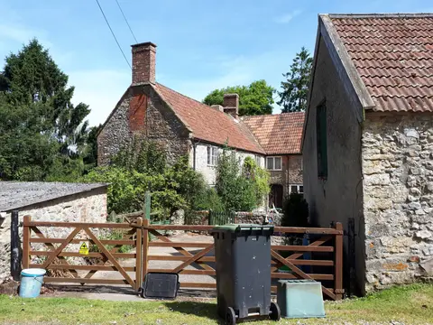 Photo along the Wessex Ridgeway, a 136-mile long-distance path running from Marlborough to Lyme Regis, south west England.