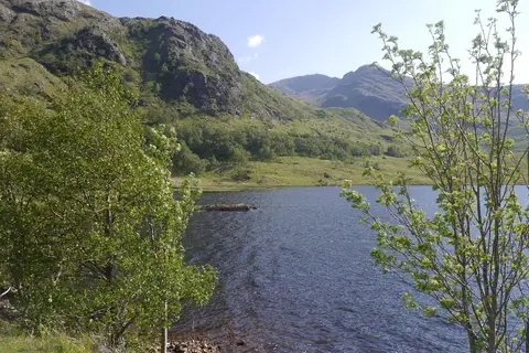 Photo of Loch Eilt, a loch near Lochailort, Highland, the Scottish Highlands and Islands.