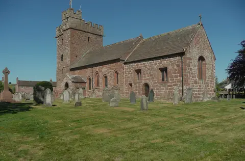 Photo of St Cuthbert's Church, Great Salkeld, a church in Cumbria, north west England.