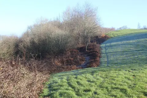 Photo along the Usk Valley Walk, a 48-mile long-distance path running from Caerleon to Brecon, Wales.