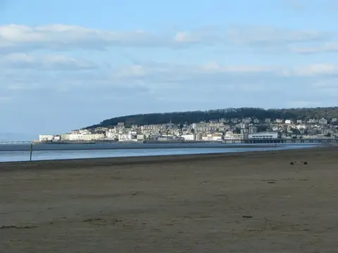 Photo of Weston-super-Mare Uphill Slipway, a swimming spot in Somerset, south west England.