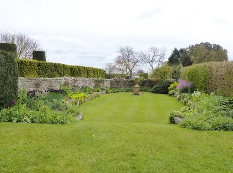 Photo of Lytes Cary Manor, a house & garden near Somerton, Somerset, south west England.