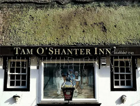 Photo of Tam o' Shanter Inn, a pub in South Ayrshire, southern Scotland.