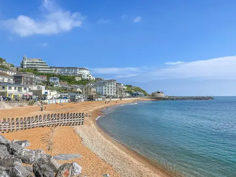 Photo of Ventnor, a swimming spot near Bonchurch, the Isle of Wight, south east England.