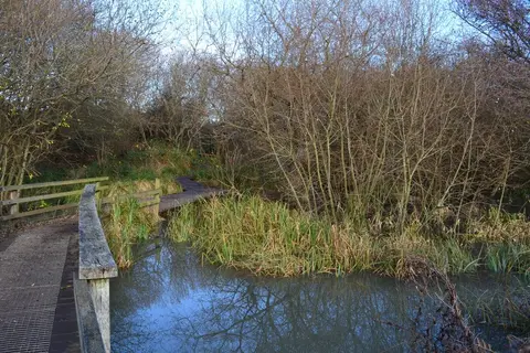 Photo of The Alver Valley Country Park, a country park near Portsmouth, Hampshire, south east England.