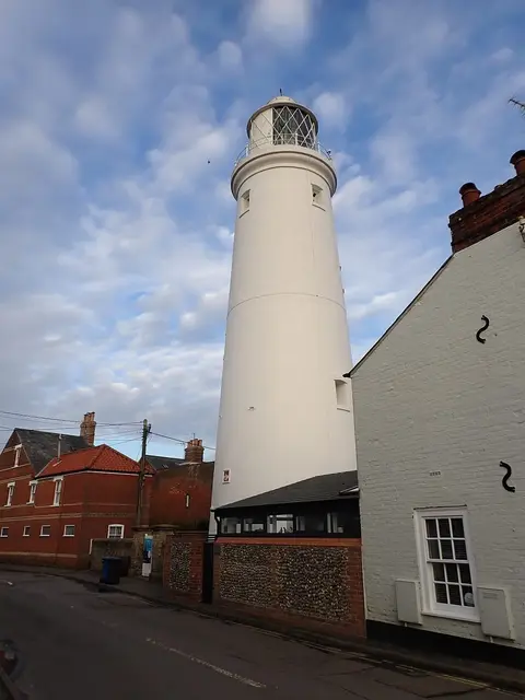 Photo of Southwold Lighthouse, a lighthouse in Suffolk, eastern England.