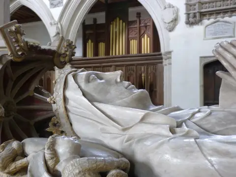 Photo of St Mary the Virgin, Ewelme, a church in the Chilterns, Oxfordshire, south east England.