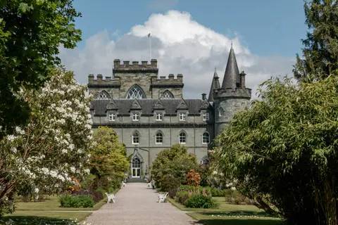 Photo of Inveraray Castle Gardens, a garden in Argyll and Bute, the Scottish Highlands and Islands.