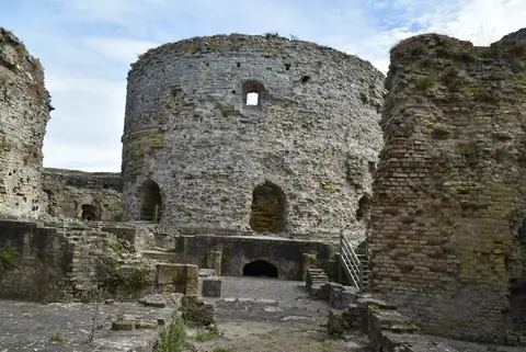 Photo of Camber Castle, an artillery fort near Rye, East Sussex, south east England.