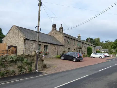 Photo of The Tankerville Arms, a pub near Eglingham, Northumberland, north east England.