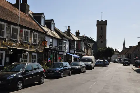 Photo of Yarmouth, a village in the Isle of Wight, south east England.