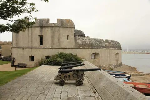 Photo of Portland Castle, a ruined castle near Osmington, Dorset, south west England.