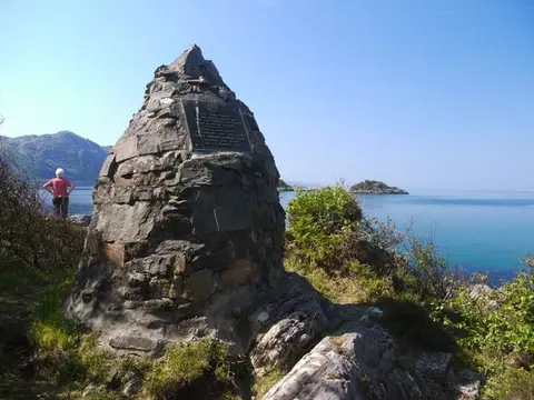 Photo of Prince's Cairn, a landmark near Back of Keppoch, Highland, the Scottish Highlands and Islands.