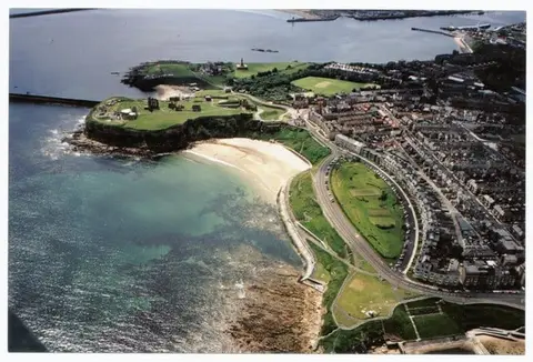 Photo of Tynemouth King Edwards Bay, a swimming spot in Tyne and Wear, north east England.