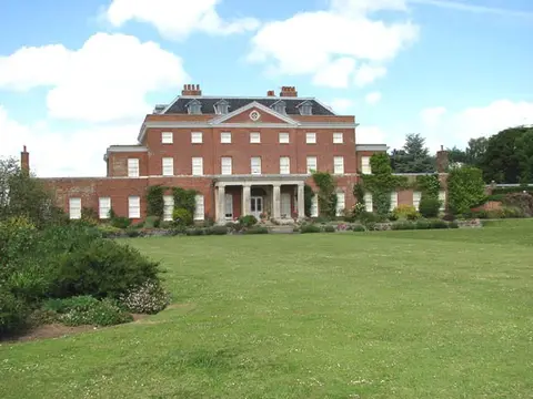 Photo of Raveningham Hall, a Grade II* registered house & garden near Loddon, Norfolk, eastern England.