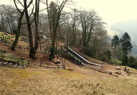 Photo of Heights of Abraham Country Park, a country park near Matlock Bath, Derbyshire, central England.