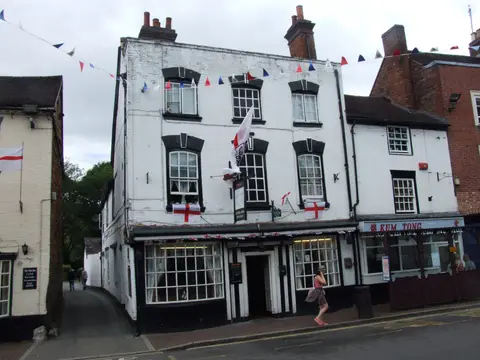 Photo of The Fosters Arms, a pub near Bridgnorth, Shropshire, central England.