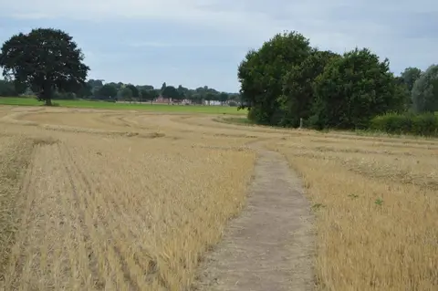 Photo of Dedham, a country estate near East Bergholt in Dedham Vale, Essex, eastern England.