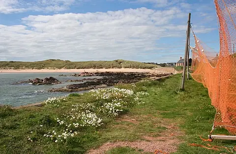 Photo of Cruden Bay Beach, a beach in Aberdeenshire, north east Scotland.