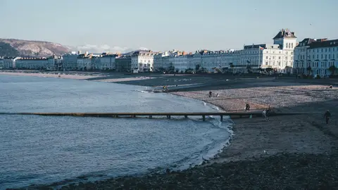 Photo of Llandudno, a village in Conwy, north Wales.