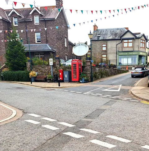 Photo of Talgarth, a village in Bannau Brycheiniog, the Powys, mid Wales.